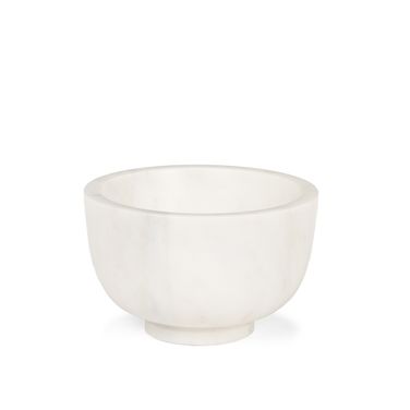 Katora Small Premium Solid Marble Bowl In White
