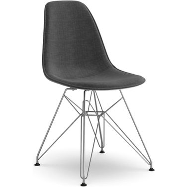 Katrina Side Chairs Set of 2 In White and Grey