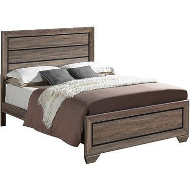 Kauffman California King Panel Bed Washed Taupe