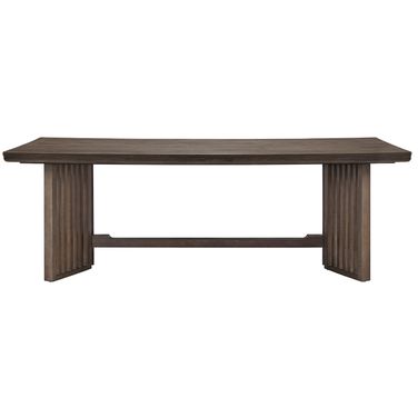 Kavanaugh Trestle Dining Table In Weathered Kona Brown