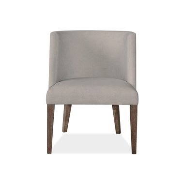 Kavanaugh Upholstered Host Chair Set of 2 In Weathered Kona Brown