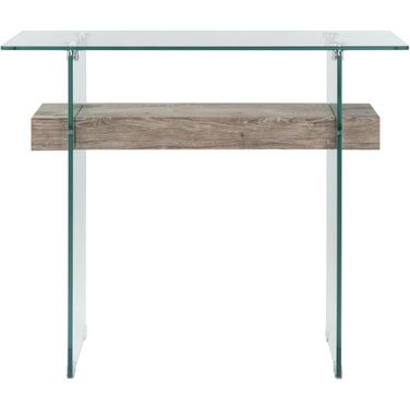 Kayley Console Table In Light Mocha Stain