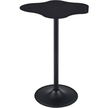 Keanu Pedestal Cloud-Shaped Top Bar Table Black
