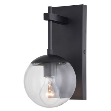 Keeler 6 Inch Outdoor Wall Light In Matte Black