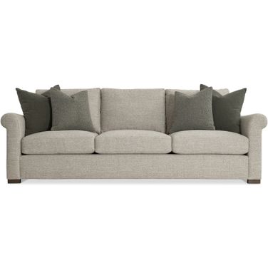 Keirnan Fabric Sofa In Beige and Tan