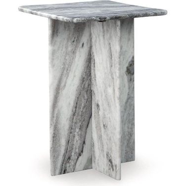Keithwell Square Accent Table In Gray