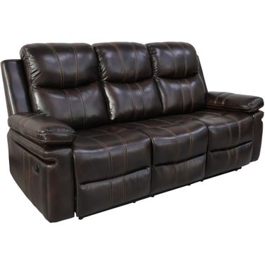 Kellen Sofa with Drop Down Tray and Power Footrest In Brown