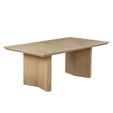 Kelly 78-Inch Wood Dining Table in Light Oak