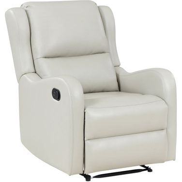 Kelsey Upholstered English Arm Recliner Chair In Ivory