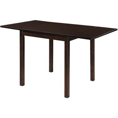 Kelso Rectangular Dining Table with Drop Leaf Cappuccino