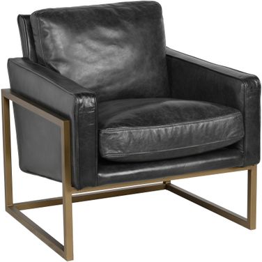 Ken Club Chair In Jet Black