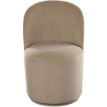 Kendall Dining/Accent Swivel Chair In Ivory Boucle Fabric