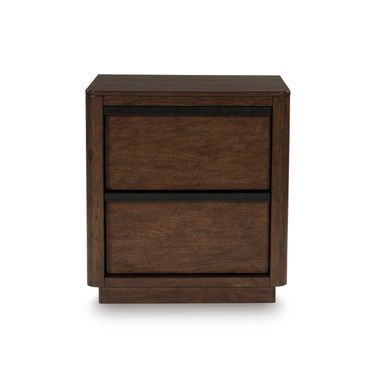 Yingden Nightstand In Dark Brown