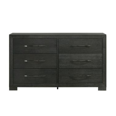 Kenn 6-Drawer Dresser In Black