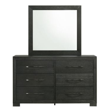 Kenn Dresser and Mirror Set In Black