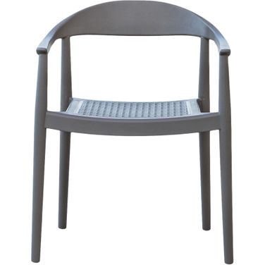 Kennedy Set of 2 Stackable Armchair In Cappuccino