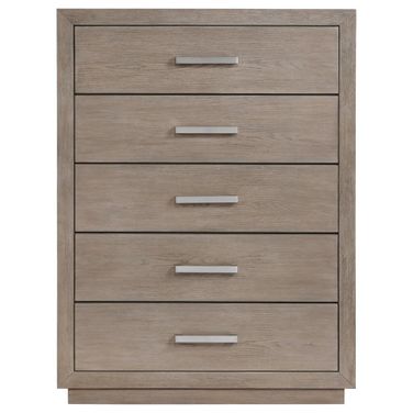 Kenora 5-Drawer Bedroom Chest In Barley Brown