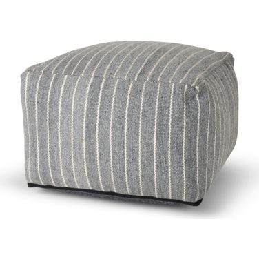 Kensie Pouf In Blue