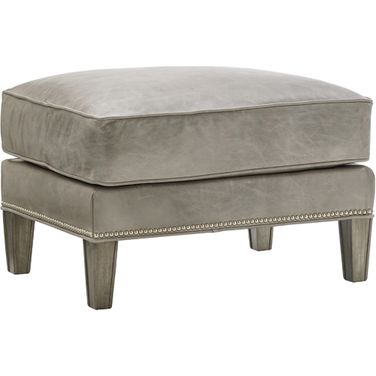Kensington Place Ashton Leather Ottoman