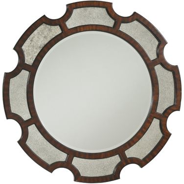 Kensington Place Del Mar Round Mirror In Brentwood