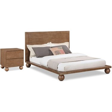 Kent Bedroom Set In Walnut