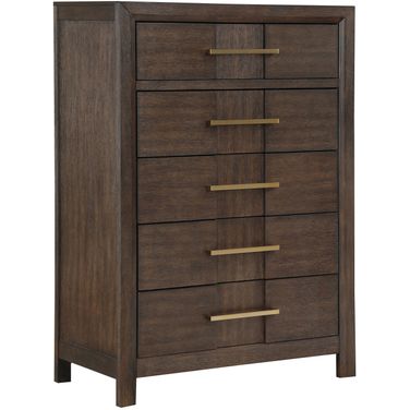 Kenzo 5 Drawer Chest In Walnut