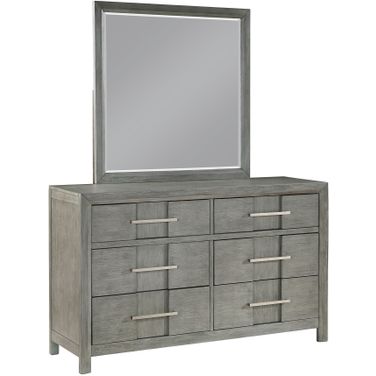 Kenzo 6 Drawer Dresser In Gray