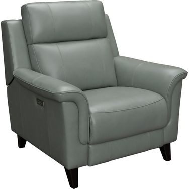 Kester Power Recliner in Lorenzo Mint Leather