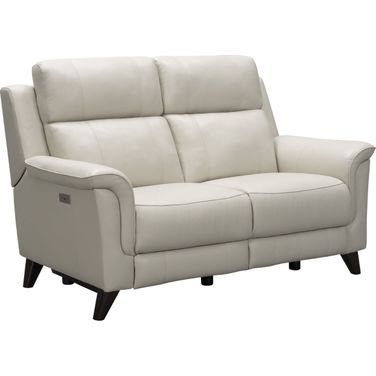 Kester Power Reclining Loveseat in Laurel Cream Leather