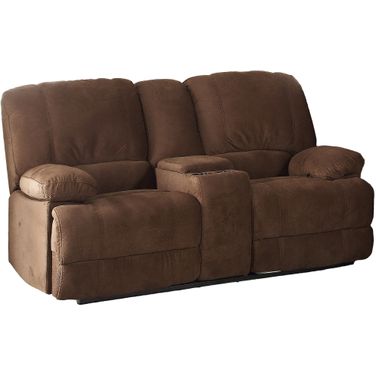 Kevin Reclining Loveseat In Brown