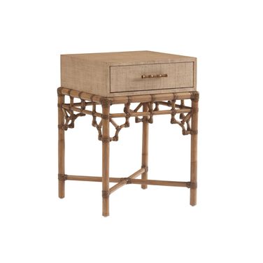 Key Biscayne Arvida Night Table In Sunwashed