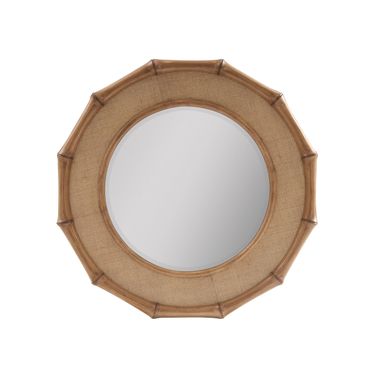 Key Biscayne Cobia Round Mirror In Sunwashed