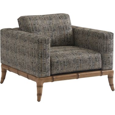 Key Biscayne Star Island Chair In Black and Brown