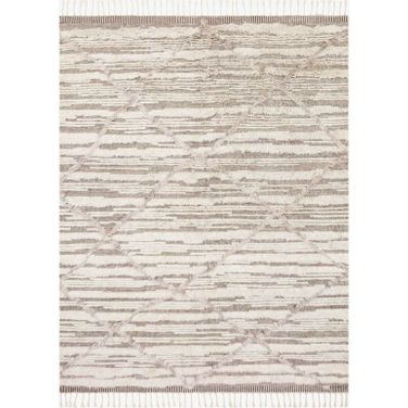 Khalid Ivory/Taupe 9'6" x 13'6" Rug