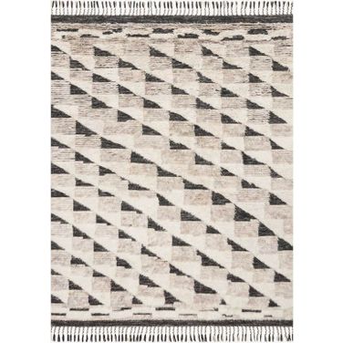 Khalid Natural/Black 9'6" x 13'6" Rug