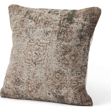Khloe Square Pillow Cover In Taupe