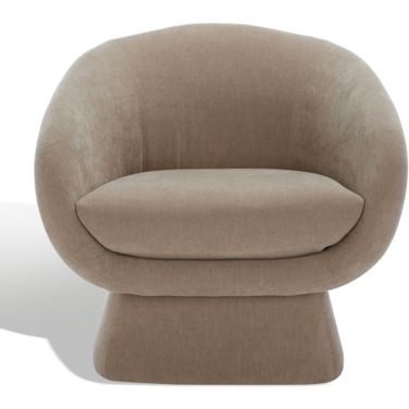 Kiana Modern Accent Chair In Light Brown