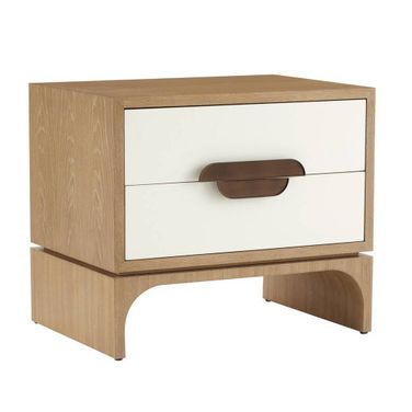 Kianna Side Table In White