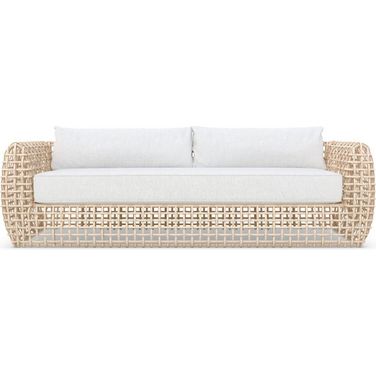 Kiawah 3 Seat Sofa with Cushion In Polar and Almond