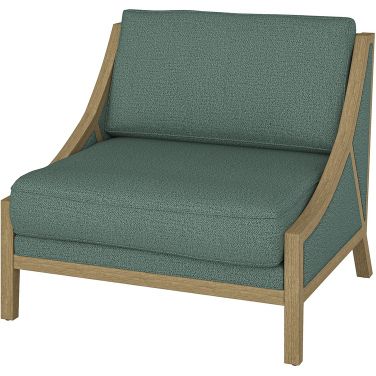 Kim Armchair In Teal