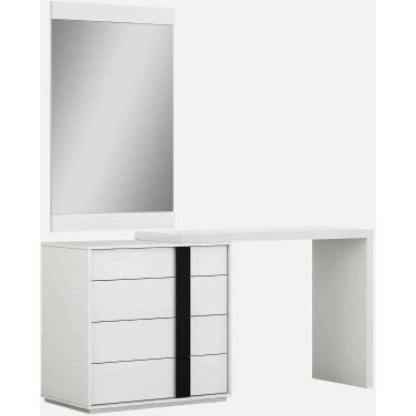 Kimberly Single and Double Dresser Extension In High Gloss White