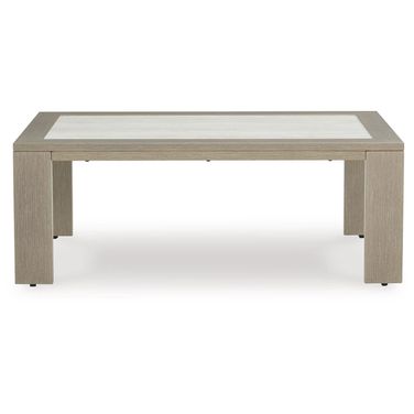 Kimpton Isle Outdoor Coffee Table In Brown