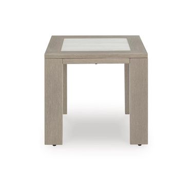 Kimpton Isle Outdoor End Table In Brown