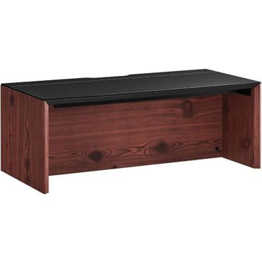 Kinetic 38 Inch Wall Mount Office Desk In Black Cherry