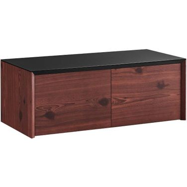 Kinetic Wall Mount Office Storage Cabinet In Black Cherry