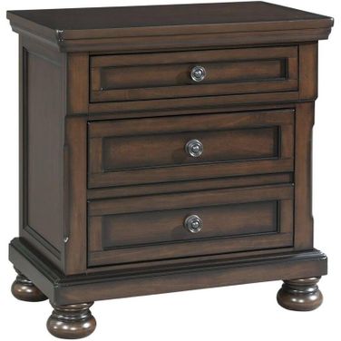 Kingsley Walnut Nightstand With Usb Port