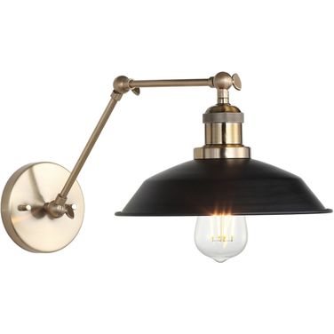 Kingston Brass Gold and Black Wall Sconce