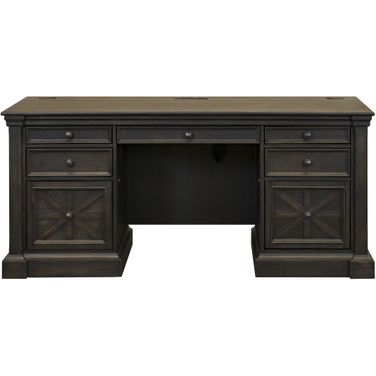 Kingston Traditional Credenza In Dark Brown