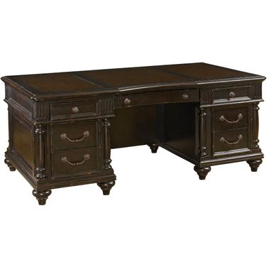 Kingstown Admiralty Executive Desk In Tamarind