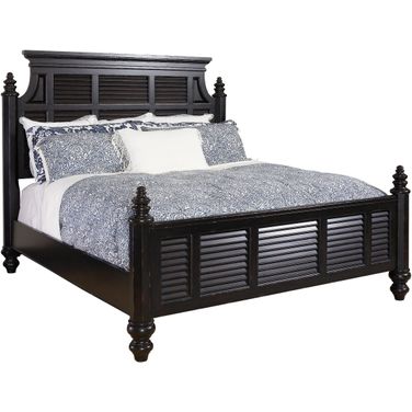 Kingstown Malabar King Panel Bed In Tamarind